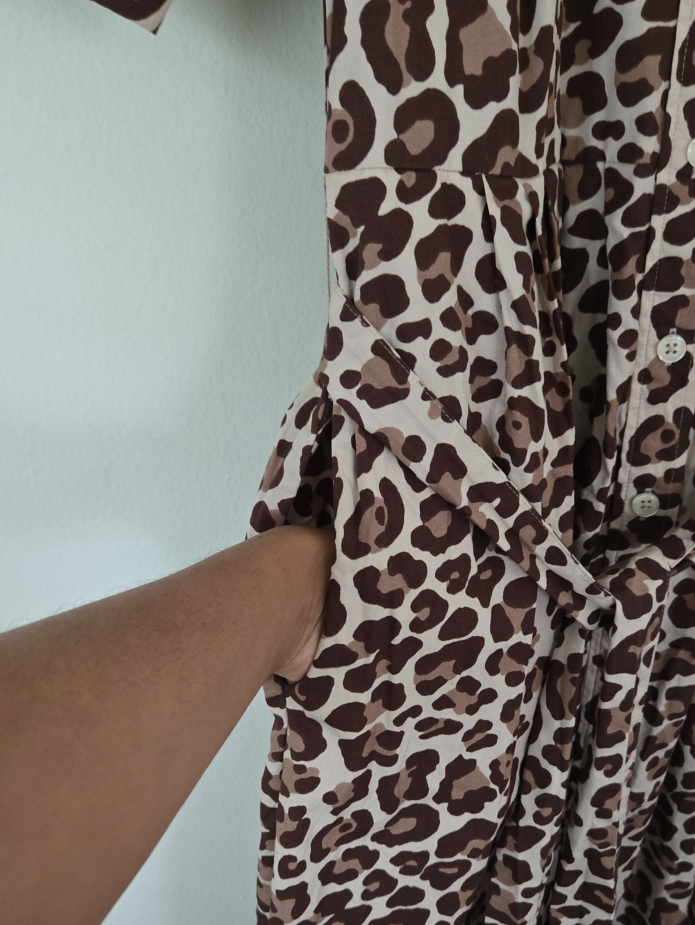 Boden Alexa Maxi Shirt Belted Pocket Short Sleeved Dress NWOT - Picture 8 of 16